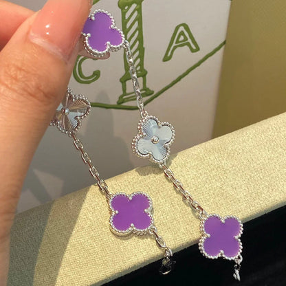 [BLUE TEARS] CLOVER 5 MOTIF VIOLET BRACELET COLLECTION