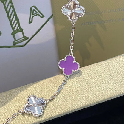 [BLUE TEARS] CLOVER 5 MOTIF VIOLET BRACELET COLLECTION