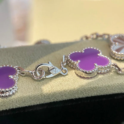 [BLUE TEARS] CLOVER 5 MOTIF VIOLET BRACELET COLLECTION