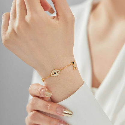 [Nova Jewelry]Dainty Eye Shape Necklace