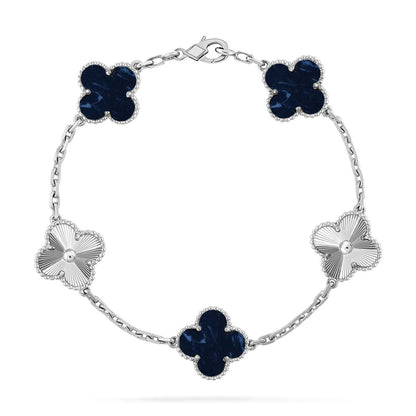 [BLUE TEARS]CLOVER 5 MOTIF PIETERSITE BRACELET COLLECTION