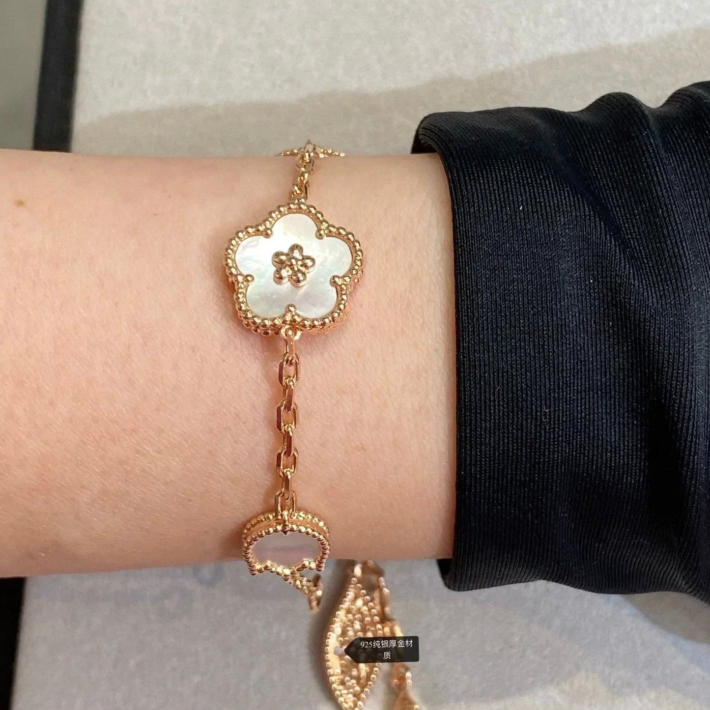[BLUE TEARS]LUCKY SPRING 5 MOTIF BRACELET