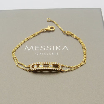 [Blue Tears Jewelry] Move Classique pav¨¦ bracelet