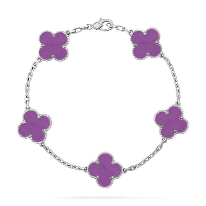 [BLUE TEARS] CLOVER 5 MOTIF VIOLET BRACELET COLLECTION