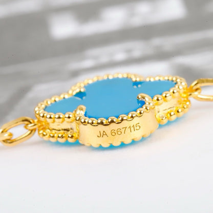 [BLAUE TRÄNEN]KLEE 5 MOTIVE TÜRKIS ARMBAND