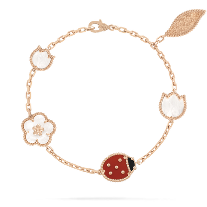 [BLUE TEARS]LUCKY SPRING 5 MOTIF BRACELET