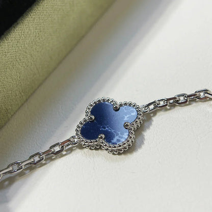 [BLUE TEARS]CLOVER 5 MOTIF PIETERSITE BRACELET COLLECTION