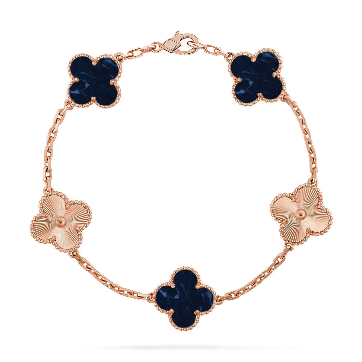 [BLUE TEARS]CLOVER 5 MOTIF PIETERSITE BRACELET COLLECTION
