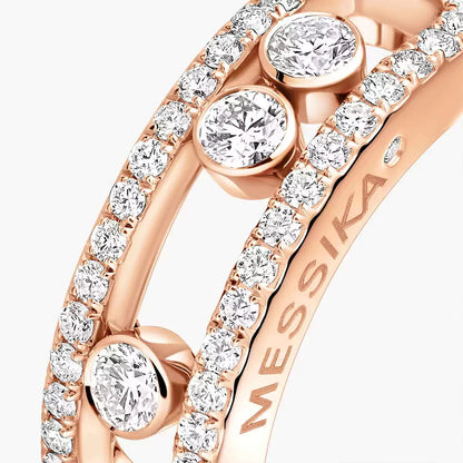 [Blue Tears Jewelry] Move Gold Diamond Pave_ Ring