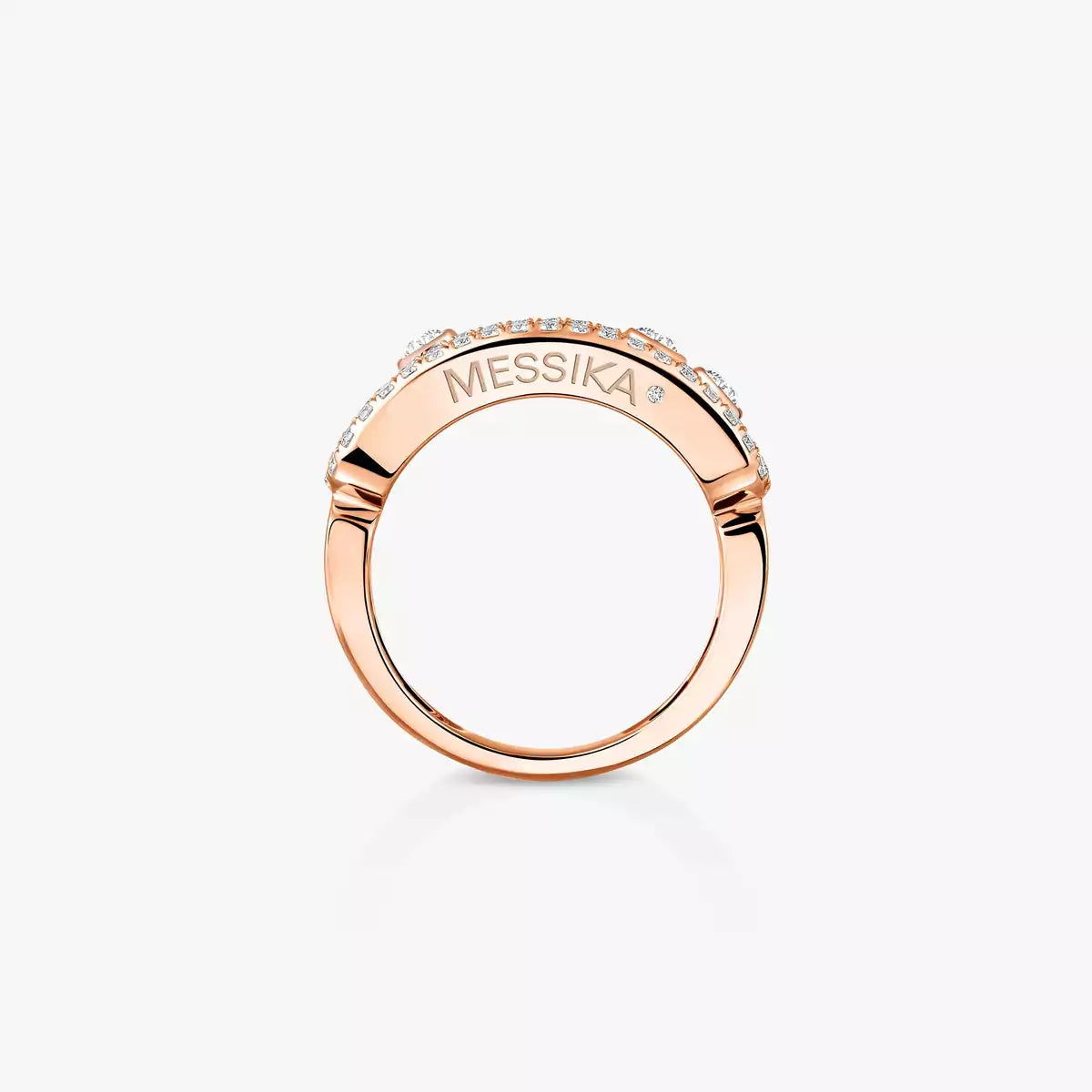 [Blue Tears Jewelry] Move Gold Diamond Pave_ Ring