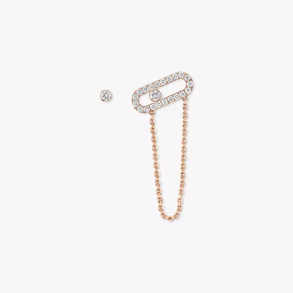 [Blue Tears Jewelry]Move Uno Diamond Earrings