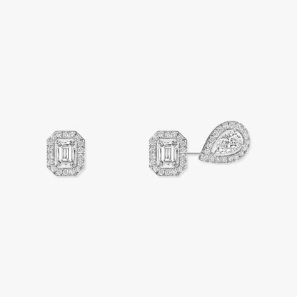 [Blue Tears Jewelry]Diamond Earrings 0,10ct My Twin 1+2