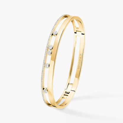 [Blue Tears Jewelry]Move Romane Diamond Bangle Bracelet