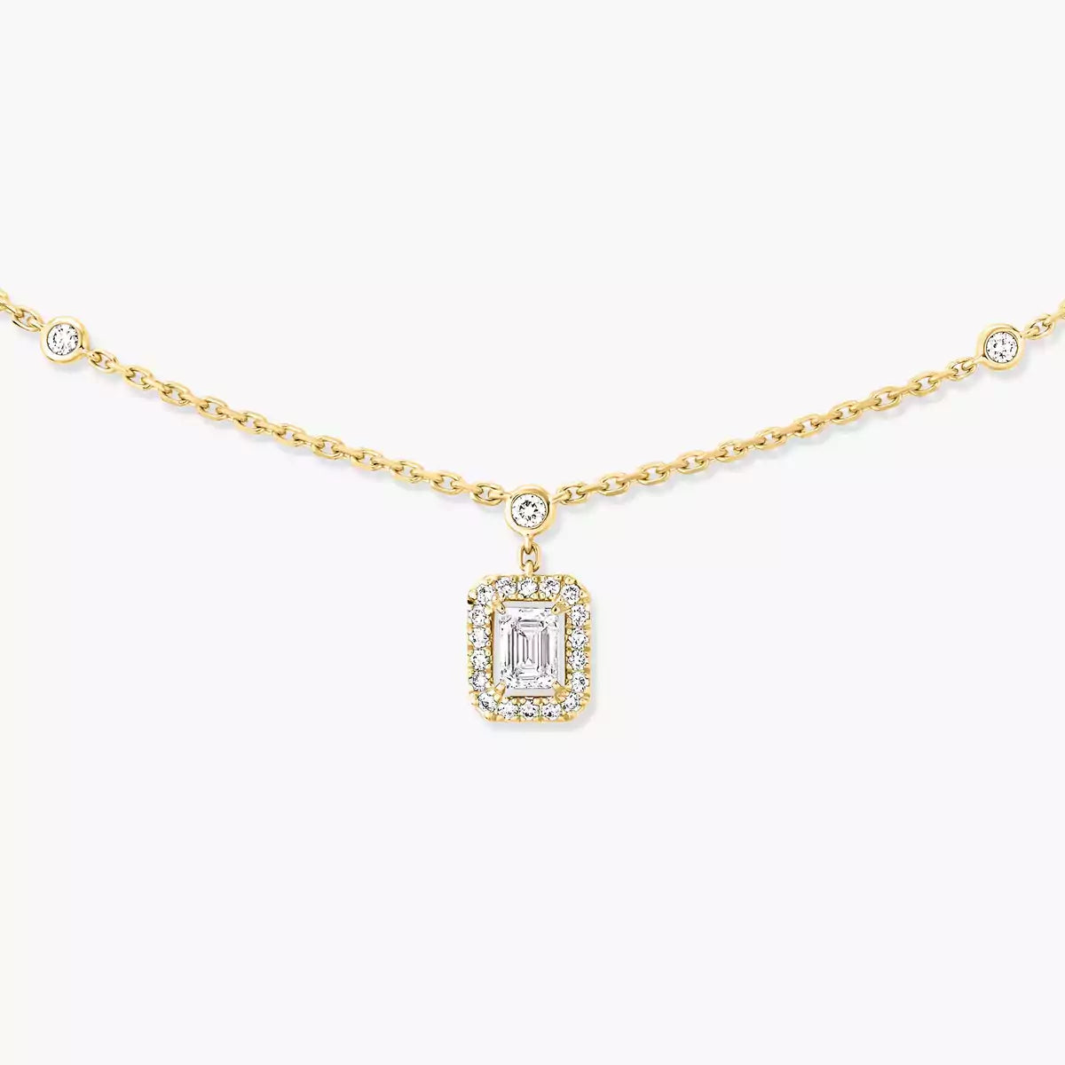 [Blue Tears Jewelry]My Twin Diamond Necklace in Silver