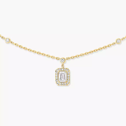 [Blue Tears Jewelry]My Twin Diamond Necklace in Silver