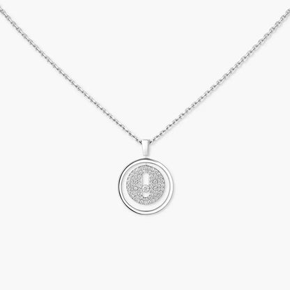 [Blue Tears Jewelry] Lucky Move Diamond Necklace
