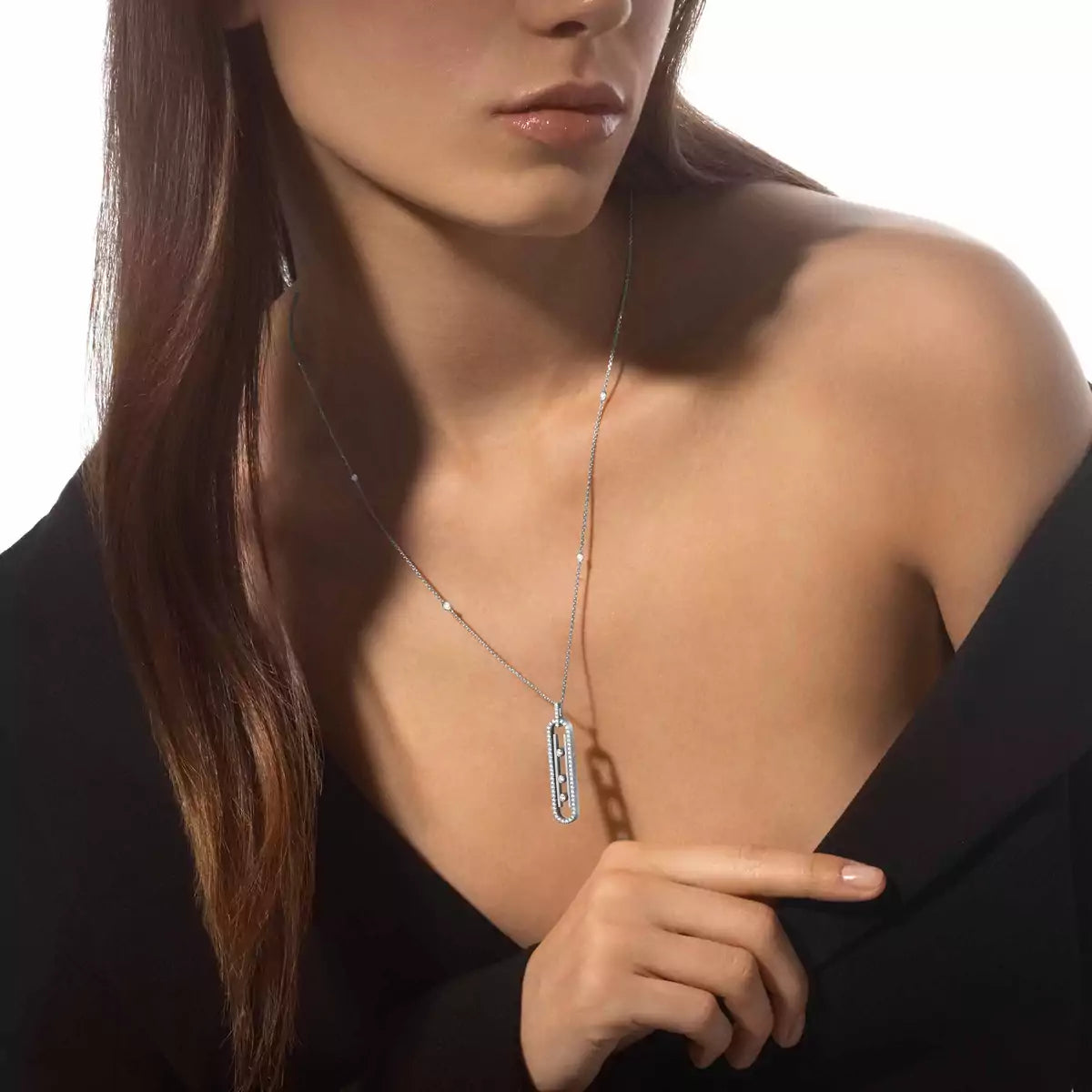 [Blue Tears Jewelry]Diamond Necklace Move 10Th