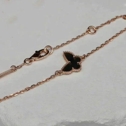 [BLUE TEARS]BUTTERFLY ONYX  BUTTERFLY BRACELET