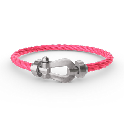 [BLUE TEARS]FORCE LARGE HORSESHOE NO DIAMOND BRACELET SILVER